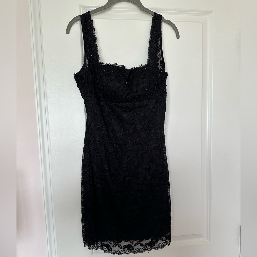 Jump Apparel Junior’s Black Cocktail Dress